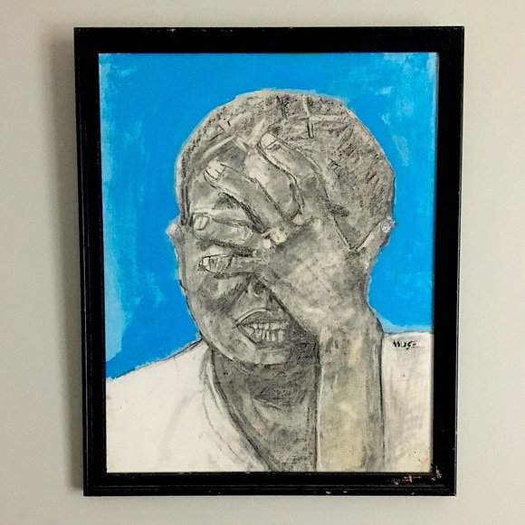 Original handmade graphite wall art - Picture 1 of 2